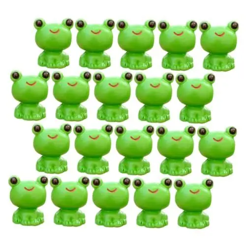 Produktbild: MERRYHAPY Dekoration Frosch Skulptur Statue Set Miniatur Figuren Für Anlage Decor Modelle Für Landschaftsbau