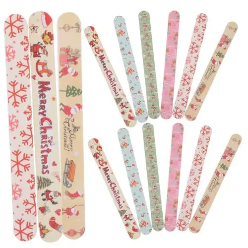 Produktbild: MERRYHAPY Weihnachts-nagelfeilen 24-teiliges Nageltrimmer-set Leicht Und Tragbar Für Frauen Und Mädchen