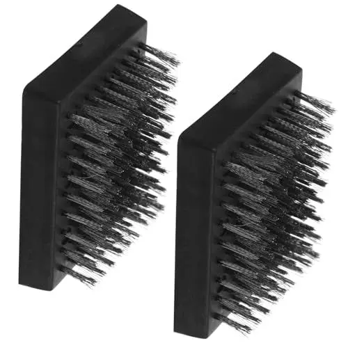 Produktbild: MERRYHAPY 2er-pack Grillbürste Drahtbürste Haushaltsreinigungsmaterialien Grillreiniger Für Grillzubehör Im Freien Werkzeuge