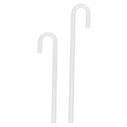 Produktbild: MERRYHAPY 2stücke Förmige Diffusor Röhren Für Aquarien Acryl Verbindungsschläuche Längen Für Effiziente Diffusion Im Fischtank