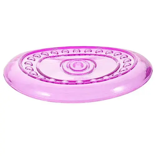 Produktbild: MERRYHAPY 2st Hund Fliegende Untertasse Spielzeug Für Welpen Hundetrainingsspielzeug Welpenspielzeug Für Draußen Hundescheibenspielzeug Fliegendes Spielzeug Wurfscheibe Für Hunde Violett