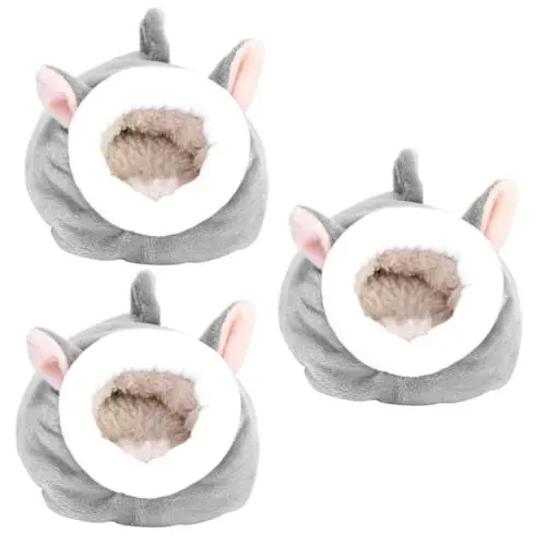 Produktbild: MERRYHAPY 3 Stücke Hamster Nest Bett Weichen Und Zubehör Für Couch Auto Outdoor Warme