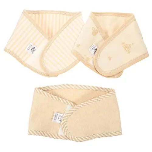 Produktbild: MERRYHAPY Bauchband Für Neugeborene - Bauchband Aus Baumwolle - Schwangerschaftsgürtel - Babygürtel - Bauchbinde - Babysicherheit - 3er Set