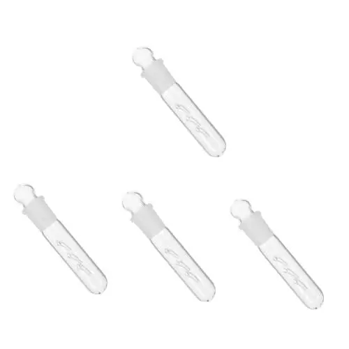Produktbild: MERRYHAPY 4 Stück Blutegel-Plattwurmfalle Blutegel-Fangrohr Aquarium Schnecke für Fischbecken Aquarienblutegel planarienfalle schneckenfalle Aquariumzubehör Falle für Aquarium Glas