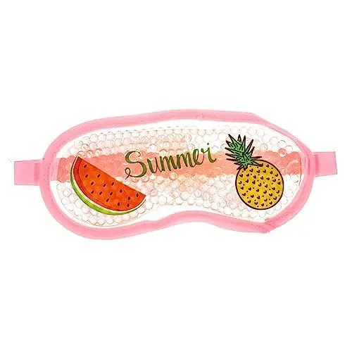 Produktbild: MERRYHAPY Ergonomische Kühlgel-augenmaske Zur Linderung Von Heuschnupfen Behandlung Trockener Augen Augen Schlaf-augenpflaster Kühlpack Atmungsaktiv Leicht Für Camping Drinnen Und Draußen