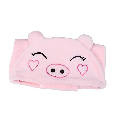 Produktbild: MERRYHAPY Babydecke Aus Strapazierfähigem Material Maschinenwaschbar Ohne Verformung Mit Cartoon-Schweinchen-Design Für Kinder Kinderumhangdecke Bequeme Ruhe-schlafdecke