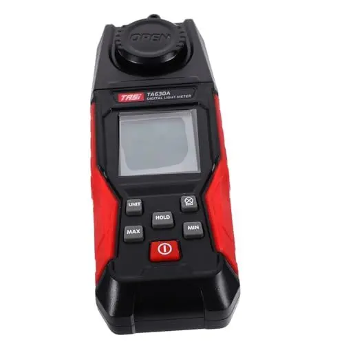 Produktbild: MERRYHAPY Digitaler Bildschirm Digitales Photometer Hochpräzises Photometer Fenstertönungsmessgerät Digitales Luxmeter Tragbarer Belichtungsmesser Fotografie Belichtungsmesser Weicher Gummi