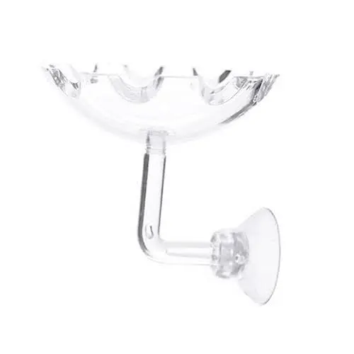 Produktbild: MERRYHAPY Transparente Garnelenfutter-Schalen Aus Acryl Hochwertige Fütterungsstation Für Garnelen Und Reptilien Für Aquarien Und Teichfische Dekorative Futterschale Mit Elegantem Design
