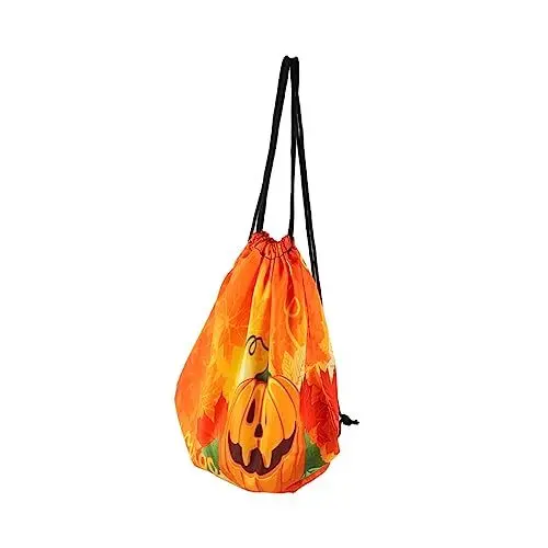Produktbild: MERRYHAPY Halloween Ghost Festival Süßigkeitenbeutel Kordelzugbeutel Lustiges Kürbis-design