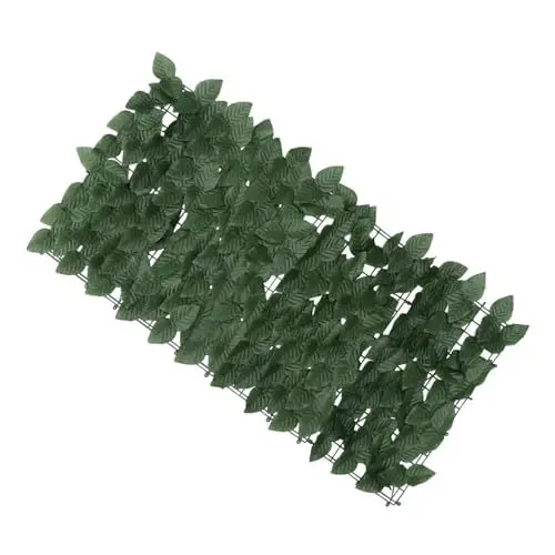 Produktbild: MERRYHAPY Künstliche Blätter Sichtschutz Für Gartenzaun Und Wand Grüner Heckenzaun Mit Sukkulenten Optik Für Balkon Fensterbank Und Dekorative Anwendungen 1 ² Dekorativer Sichtschutz