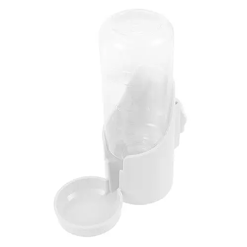 Produktbild: MERRYHAPY Trinkbrunnen für Papageien Wasserspender für Tauben Automatische Vogelwasserflasche nager trinkflasche nagetier trinkflasche Vogelkäfig Wasserbehälter für Vögel Vogelfütterer Weiß