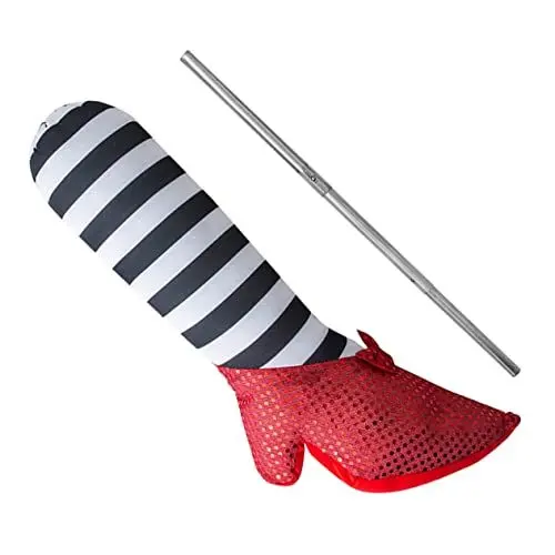 Produktbild: MERRYHAPY Requisiten Für Halloween-Partys Hexenbeine Mit High Heels Leichtes Gruseliges Bein-Accessoire