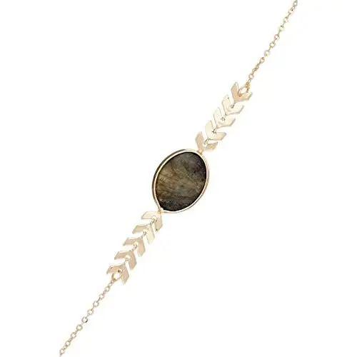 Produktbild: Mes-bijoux.fr Armband vergoldet und Labradorit