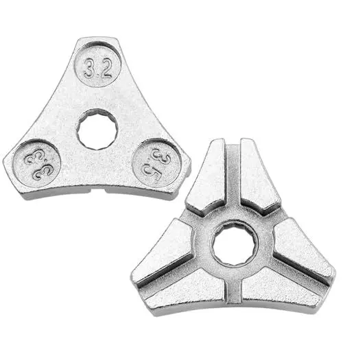 Produktbild: Mesee 2 Stück Speichenschlüssel aus Karbonstahl, Speichenspanner für Fahrrad, Speichenschlüssel für Fahrradspeichen, 3,2, 3,3, 3,5 mm, Werkzeug für Fahrradspeichen
