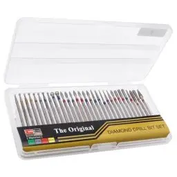 Produktbild: Mesee 30 Stück Nagelfräser Bits, Diamant Nagelbohrer Set, Nagelhaut Bohrer Werkzeuge, Professioneller Nagelfräser Aufsätze, für Nagelfeile Maniküre Pediküre Nagelpflege