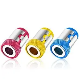 Produktbild: Mesee 3 Stück Schraubendreher Bits Magnetring, Schraubendreher Magnetring, Magnetizer Ring, Metall Schraubendreher Magnetring Anti Rutsch für 1/4 Schraubendreher Bits Elektrische Handschraube Werkzeug