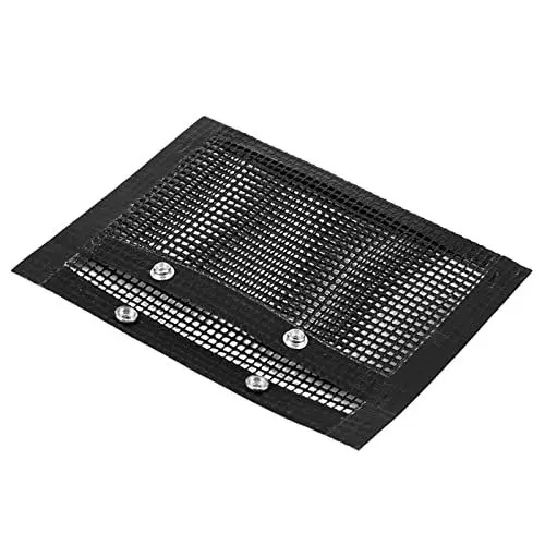 Produktbild: Mesh Grilltaschen,PTFE Antihaft Baketasche 600 Grad Fahrenheit BBQ Grill Mesh Bag BBQ Bake Bag Hitzebeständig Mesh Grilling Bag Outdoor Picknick Werkzeug Druckknopf-Verschlüsse (S)
