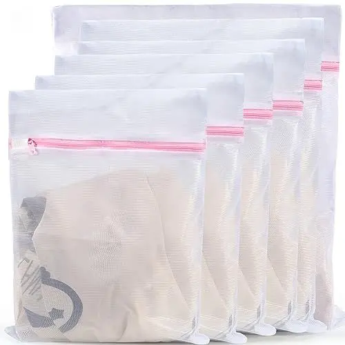 Produktbild: Mesh Wäschesäcke für Waschmaschine 6-Set, Wäschenetz Wäschetasche Wäschebeutel Laundry Bag für Empfindliches, Bluse, Schuhe, BH, Unterwäsche, Babykleidung