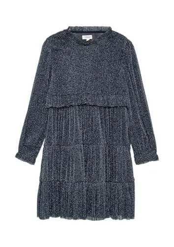 Produktbild: Mesh-Kleid mit Glitzergarn