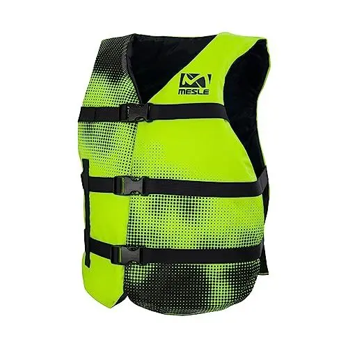 Produktbild: Mesle Schwimmweste Erwachsene Sportsman, Universal 50N Schwimmhilfe für Herren & Damen, Paddelweste für Boot, Auftriebsweste & Prallschutzweste für Sup, Kanu, Wakeboard