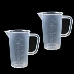 Produktbild: Messbecher 100Ml,2 Stück Mini Messbecher Messbecher Klein Messbecher Messbecher aus Präzisions Messbecher Mit Hitzebeständige Präzisions Messbecher Litermaß,für Labor Küche Öl Messbecher Küche