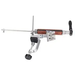 Produktbild: Messerschärfset, 360° Flip Rotation Festwinkel Messerschärfsystem mit 4 Abziehsteinen, Sechskantschlüssel, Profi Küchenchef Messerschärfset, 120, 320, 600, 1500