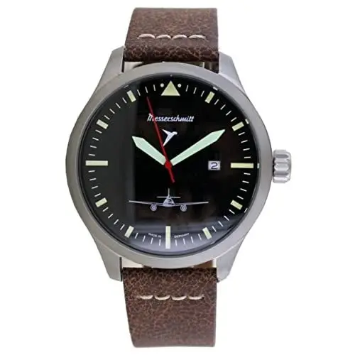 Produktbild: Messerschmitt Herren-Armbanduhr ME262 Braun/Schwarz ME-262-47