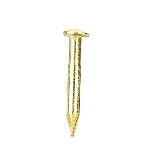 Produktbild: Messingnagel, Langlebiger Nagel mit Rundem Kopf, aus Messing für Wohnmöbel (10 mm lang)