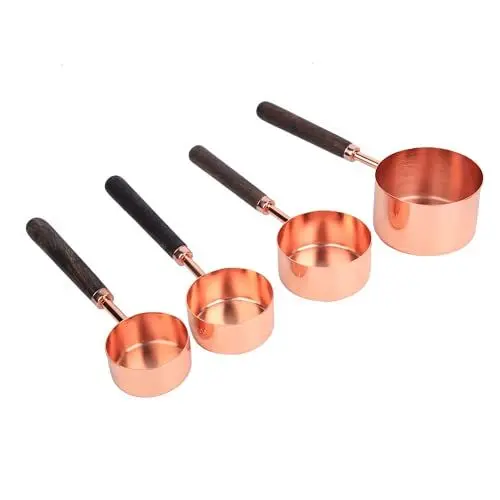 Produktbild: Messlöffel-Set, Fashion Rose Gold Praktischer Back-Messlöffel, für Zuhause, Bäckereien,