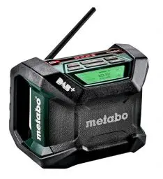 Produktbild: metabo Akku-Baustellenradio R 12-18 DAB+ BT – 600778850 – Robustes Radio mit digitalem DAB+ Empfang, Bluetooth und hoher Klangqualität – Inklusive Netzkabel – Ohne Akku
