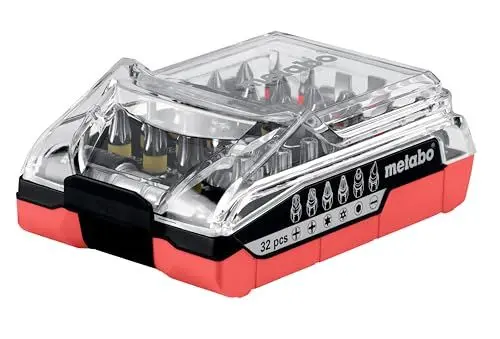Produktbild: Metabo Akku-Bit-Box – 626696000 – Vielseitiges Bit-Set für präzise Arbeiten – 32-teilig