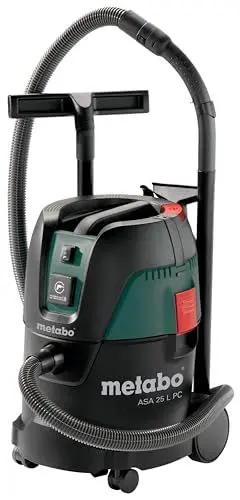 Produktbild: metabo Allessauger ASA 25 L PC – 602014000 – Nass-/Trockensauger mit manueller Filterabreinigung – 7,5 m Kabellänge
