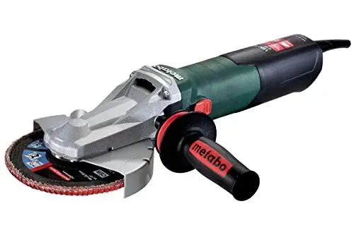 Produktbild: Metabo Flachkopf-Winkelschleifer WEF 15-150 Quick (613083000) Karton, 1550 Watt, Scheiben-Ø: 150 mm, Leerlaufdrehzahl: 9600 /min
