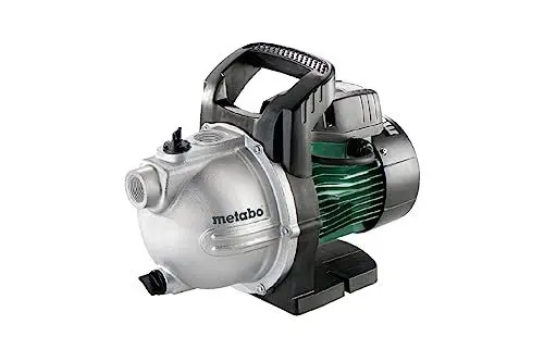Produktbild: Metabo Gartenpumpe P 4000 G (600964000) Karton, Nennaufnahmeleistung: 1100 W, Max. Fördermenge: 4000 l/h, Max. Förderhöhe: 46 m