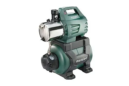Produktbild: metabo Hauswasserwerk HWW 6000/25 INOX (600975000) Karton, Nennaufnahmeleistung: 1300 W, Max. Fördermenge: 6000 l/h, Max. Förderhöhe: 55 m, 64 x 52.5 x 36 cm