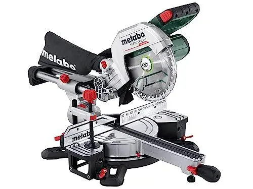 Produktbild: metabo Akku-Kappsäge KGS 18 LTX BL 216-18 V, 216 mm Sägeblatt - Schiebe- und Gehrungsfunktion, bürstenloser Motor, präzise Schnitte, leicht und mobil - Inkl. Staubabsaugung und LED-Schnittlinie