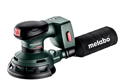 Produktbild: metabo Akku-Exzenterschleifer SXA 18 LTX 125 BL - 18 V, 125 mm Stützteller-Ø, 2 mm Schwingkreis, 10000 U/min - Bürstenloser Motor, variable Geschwindigkeit, vibrationsarm - Inkl. metaBOX und Zubehör
