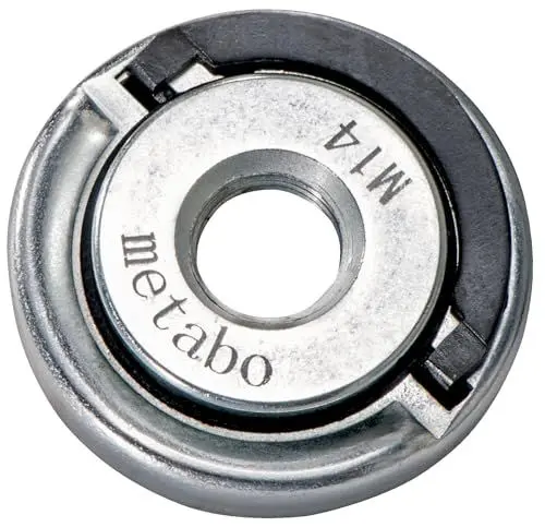 Produktbild: Metabo Schnellspannmutter M 14 – 630832000 – Für einen schnellen und werkzeuglosen Schleifscheibenwechsel bis 150 mm Durchmesser