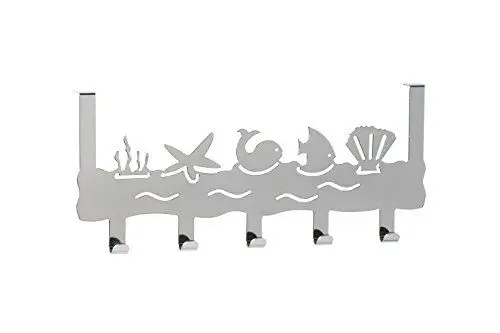 Produktbild: Metafranc 260951 Türgarderobe 330 mm Maritim, verchromt, 5 Haken