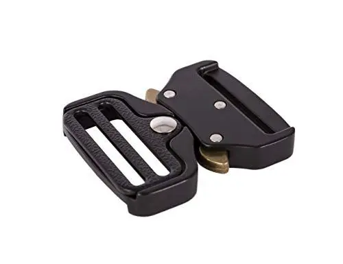 Produktbild: Metall Schnalle für Hundehalsband | 3,8cm Breite | Metallschnalle | für Nylongürtel | Schließe | Militärgürtel | Herrengürtel Militär Bundeswehr | für Gürtel