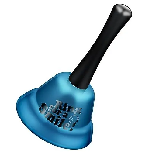 Produktbild: Metall Tischglocke Klassische Handglocke Durable Tischklingel Rezeptionsklingel Handklingel Hand Bell für Hotel Rezeption,Bars,Küche,Schule,Restaurant,Schule und Lagerhallen
