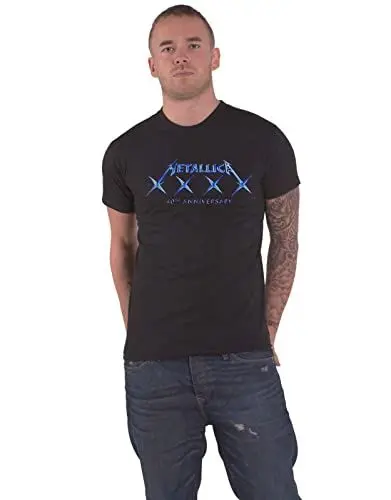 Produktbild: Metallica 40 XXXX Männer T-Shirt schwarz XL 100% Baumwolle Band-Merch, Bands