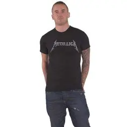Produktbild: Metallica 40th Anniversary Songs Logo Männer T-Shirt schwarz L 100% Baumwolle Band-Merch, Bands