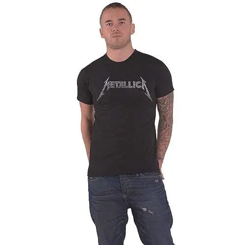 Produktbild: Metallica 40th Anniversary Songs Logo Männer T-Shirt schwarz L 100% Baumwolle Band-Merch, Bands