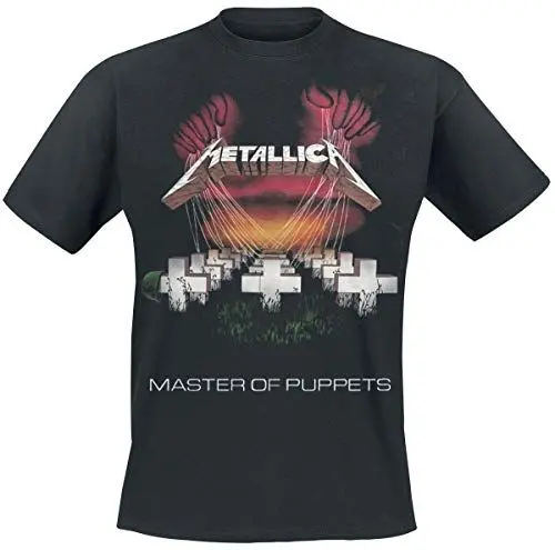 Produktbild: Metallica Herren Master of PuppetSropean Tour '86_Men_bl_ts:1xl T-Shirt, Schwarz (Black Black), X-Large
