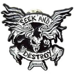 Produktbild: Metallica Seek And Destroy Pin Badge One Size