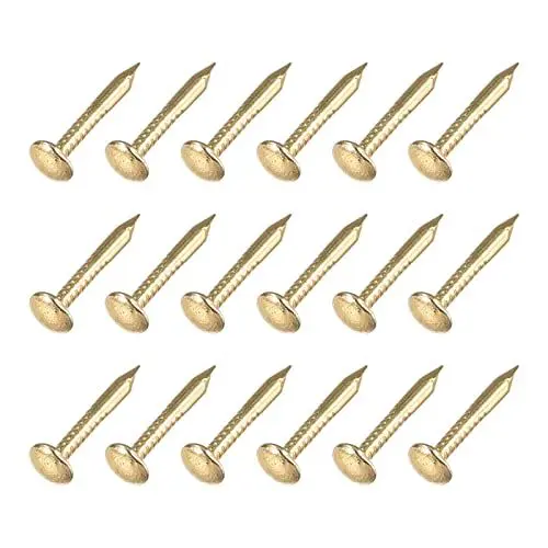 Produktbild: METALLIXITY Klein Nägel (1.2x10mm) 200Stk Karbonstahl Winzig Hardware Nägel - für Holzbearbeitung Haushalt Messing Ton