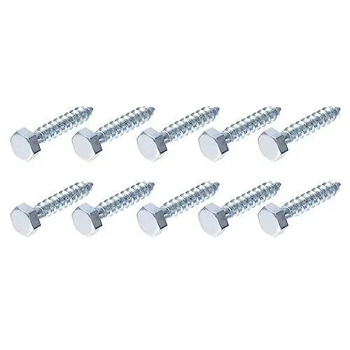 Produktbild: METALLIXITY Sechskant Zugschrauben (M6x30mm)50Stk Karbonstahl Selbstschneidend Holz Bolzen - für Haushalt Verwendung