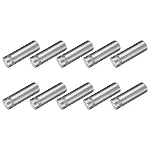 Produktbild: METALLIXITY Zeichnen Abstandshalter Schrauben (12x40mm) 9Stk Edelstahl Werbung Schrauben Glas Acryl Nägel - für Bild Rahmen Schilder Anzeigen