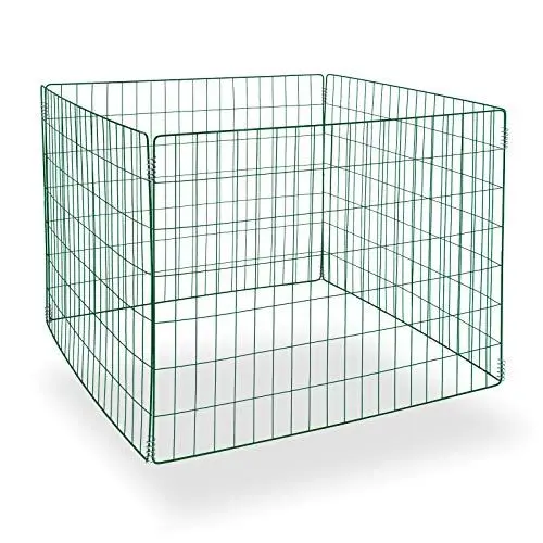 Produktbild: DEMA Metallkomposter Komposter Kompostieren Gartenabfälle Garten Schnittgut Metall Gartenkomposter Green-line 91x91x70cm